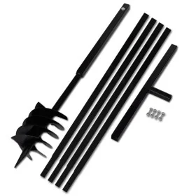 Earth Drill With Handle 180 mm With Extension Tube 5 M Steel by vidaXL, Helical augers - Ref: Foro24-270531, Price: 87,79 €, ...