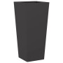 Jardineras 2 uds de acero negro 35x35x75 cm en Macetas y jardineras | Comprar online en Foru.es