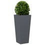 Jardineras hexagonales 2 uds acero antracita 35x35x75 cm en Macetas y jardineras | Comprar online en Foru.es