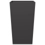Jardineras 2 uds acero negro 45x45x75 cm en Macetas y jardineras | Comprar online en Foru.es