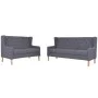 Conjunto de sofás 2 piezas tela gris de vidaXL, Sofás - Ref: Foro24-274934, Precio: 770,20 €, Descuento: %