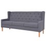 Conjunto de sofás 2 piezas tela gris de vidaXL, Sofás - Ref: Foro24-274934, Precio: 721,27 €, Descuento: %