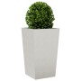 Jardineras 2 uds de acero inoxidable 45x45x75 cm en Macetas y jardineras | Comprar online en Foru.es