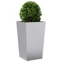 Jardineras 2 uds acero inoxidable 45x45x75 cm en Macetas y jardineras | Comprar online en Foru.es