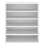 Mueble zapatero de madera contrachapada blanco 60x35x70 cm de vidaXL, Zapateros y organizadores de calzado - Ref: Foro24-8089...