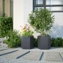 Jardineras hexagonales 2 uds acero antracita 46x40x45 cm en Macetas y jardineras | Comprar online en Foru.es