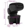 Reposabrazos para coche ABS negro 15x31x(28-44) cm de vidaXL, Asientos para vehículos motorizados - Ref: Foro24-154682, Preci...