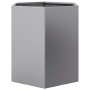Jardinera hexagonal acero inoxidable 46x40x45 cm en Macetas y jardineras | Comprar online en Foru.es