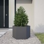 Jardinera hexagonal acero gris antracita 69x60x45 cm en Macetas y jardineras | Comprar online en Foru.es