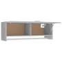 Armario de madera contrachapada gris hormigón 100x32,5x35 cm de vidaXL, Armarios roperos - Ref: Foro24-808237, Precio: 56,76 ...