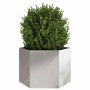 Jardinera hexagonal acero inoxidable 69x60x45 cm en Macetas y jardineras | Comprar online en Foru.es