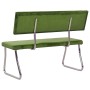Banco de terciopelo verde claro 110 cm de vidaXL, Bancos de comedor y cocina - Ref: Foro24-325866, Precio: 97,07 €, Descuento: %
