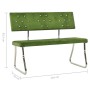 Banco de terciopelo verde claro 110 cm de vidaXL, Bancos de comedor y cocina - Ref: Foro24-325866, Precio: 97,07 €, Descuento: %