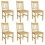 Sillas de comedor 6 unidades de madera de pino de vidaXL, Sillas de comedor - Ref: Foro24-271498, Precio: 340,58 €, Descuento: %