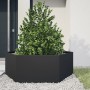 Jardinera hexagonal acero negra 138x120x45 cm en Macetas y jardineras | Comprar online en Foru.es