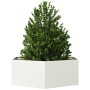 Jardinera hexagonal acero blanco 138x120x45 cm en Macetas y jardineras | Comprar online en Foru.es