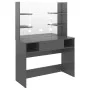 Schminktisch mit LED-Lichtern, glänzendes graues MDF, 100x40x135 cm. von vidaXL, Schlafzimmerkommoden - Ref: Foro24-331543, P...