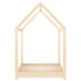 Estructura de cama infantil de madera maciza de pino 80x160 cm de vidaXL, Cunas y camas para niños - Ref: Foro24-283347, Prec...