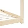 Estructura de cama infantil de madera maciza de pino 80x160 cm de vidaXL, Cunas y camas para niños - Ref: Foro24-283347, Prec...