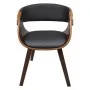 Sillas de comedor 4 uds madera curvada piel sintética marrón de vidaXL, Sillas de comedor - Ref: Foro24-270044, Precio: 717,5...