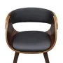 Sillas de comedor 4 uds madera curvada piel sintética marrón de vidaXL, Sillas de comedor - Ref: Foro24-270044, Precio: 717,5...