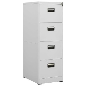 Armario archivador de acero gris claro 46x62x133 cm de vidaXL, Armarios archivadores - Ref: Foro24-336279, Precio: 253,89 €, ...