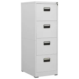 Armario archivador de acero gris claro 46x62x133 cm de vidaXL, Armarios archivadores - Ref: Foro24-336279, Precio: 249,08 €, ...