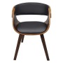 Sillas de comedor 2 uds madera curvada piel sintética marrón de vidaXL, Sillas de comedor - Ref: Foro24-270043, Precio: 338,3...