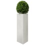 Jardinera trianngular de acero inoxidable 30x26x75 cm en Macetas y jardineras | Comprar online en Foru.es