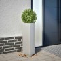 Jardinera triangular acero galvanizado 30x26x75 cm en Macetas y jardineras | Comprar online en Foru.es