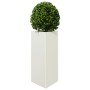 Jardinera triangular acero blanco 40x34,5x70 cm en Macetas y jardineras | Comprar online en Foru.es