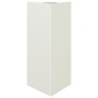 Jardineras triangulares 2 uds acero blanco 40x34,5x70 cm en Macetas y jardineras | Comprar online en Foru.es