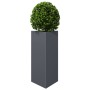 Jardineras 2 uds acero gris antracita 40x34,5x70 cm en Macetas y jardineras | Comprar online en Foru.es
