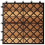 Baldosa de terraza patrón vertical 20 uds madera acacia 30x30cm de vidaXL, Suelos y moquetas - Ref: Foro24-271790, Precio: 78...