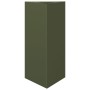 Jardinera triangular acero verde oliva 40x34,5x70 cm en Macetas y jardineras | Comprar online en Foru.es