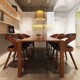 Dining chairs 6 units brown synthetic leather by vidaXL, dining chairs - Ref: Foro24-270040, Price: 917,91 €, Discount: %