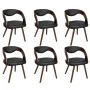 Dining chairs 6 units brown synthetic leather by vidaXL, dining chairs - Ref: Foro24-270040, Price: 917,91 €, Discount: %