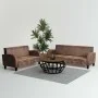 Conjunto de sofás 2 piezas ante artificial marrón de vidaXL, Sofás - Ref: Foro24-275226, Precio: 839,43 €, Descuento: %