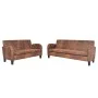 Conjunto de sofás 2 piezas ante artificial marrón de vidaXL, Sofás - Ref: Foro24-275226, Precio: 839,43 €, Descuento: %