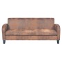 Conjunto de sofás 2 piezas ante artificial marrón de vidaXL, Sofás - Ref: Foro24-275226, Precio: 836,44 €, Descuento: %