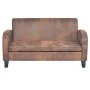 Conjunto de sofás 2 piezas ante artificial marrón de vidaXL, Sofás - Ref: Foro24-275226, Precio: 839,43 €, Descuento: %