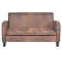 Conjunto de sofás 2 piezas ante artificial marrón de vidaXL, Sofás - Ref: Foro24-275226, Precio: 836,44 €, Descuento: %