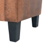 Conjunto de sofás 2 piezas ante artificial marrón de vidaXL, Sofás - Ref: Foro24-275226, Precio: 836,44 €, Descuento: %