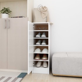 Mueble zapatero de aglomerado blanco 32x35x92 cm de vidaXL, Zapateros y organizadores de calzado - Ref: Foro24-808972, Precio...