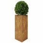 Jardineras triangulares 2 uds acero oxidado 40x40x75 cm en Macetas y jardineras | Comprar online en Foru.es