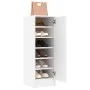 Mueble zapatero de aglomerado blanco 32x35x92 cm de vidaXL, Zapateros y organizadores de calzado - Ref: Foro24-808972, Precio...