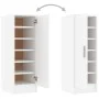 Mueble zapatero de aglomerado blanco 32x35x92 cm de vidaXL, Zapateros y organizadores de calzado - Ref: Foro24-808972, Precio...