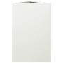 Jardinera triangular acero blanco 50x43x75 cm en Macetas y jardineras | Comprar online en Foru.es