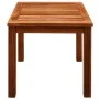Tumbona con mesita 2 unidades madera maciza acacia y textilene de vidaXL, Tumbonas - Ref: Foro24-273752, Precio: 316,14 €, De...