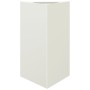 Jardineras triangulares 2 uds acero blanco 50x43x75 cm en Macetas y jardineras | Comprar online en Foru.es